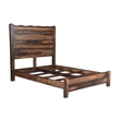 Pemberly Row Brown Live Edge Solid Wood Sheesham 5-Piece Queen Bedroom Set