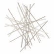 Pemberly Row Large Abstract Metal Wall Decor with Texture in Silver