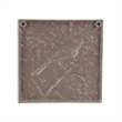 Pemberly Row Decorative Snow Themed Two Tone Metal Wall Art in White