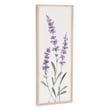 Pemberly Row Vertical Flowering Lavender Bouquet Wall Panel Left