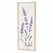 Pemberly Row Vertical Flowering Lavender Bouquet Wall Panel Left