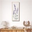 Pemberly Row Vertical Flowering Lavender Bouquet Wall Panel Left
