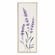 Pemberly Row Vertical Flowering Lavender Bouquet Wall Panel Left