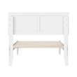 Pemberly Row Twin XL Solid Wood Platform Bed with Slats in White