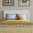 Pemberly Row Twin XL Solid Wood Platform Bed with Slats in White