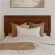 Pemberly Row Twin XL Solid Wood Platform Bed with Slats in Walnut