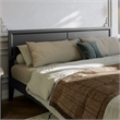 Pemberly Row King Solid Wood Platform Bed with Slat Support in Black