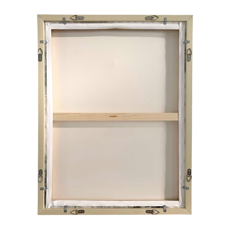Pemberly Row Framed Modern Abstract Art in Multi-Color Acrylic