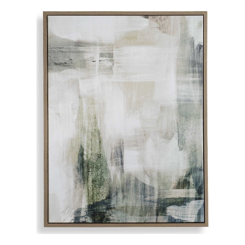 Pemberly Row Framed Modern Abstract Art in Multi-Color Acrylic