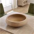Pemberly Row Indoor/Outdoor Hand-Carved Mango Wood Bowl in Brown