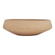Pemberly Row Indoor/Outdoor Hand-Carved Mango Wood Bowl in Brown