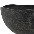 Pemberly Row Indoor/Outdoor Hand-Carved Mango Wood Bowl in Black