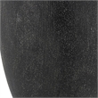 Pemberly Row Indoor/Outdoor Textured Ceramic Vases in Black (Set of 2)