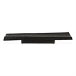 Pemberly Row Indoor/Outdoor Acacia Wood Serving Tray in Black