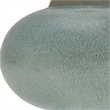 Pemberly Row Embossed Ceramic Table Lamp with Linen Shade in Light Blue