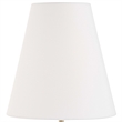 Pemberly Row Smoke Blown Glass Buffet Lamp with Polished Brass Base