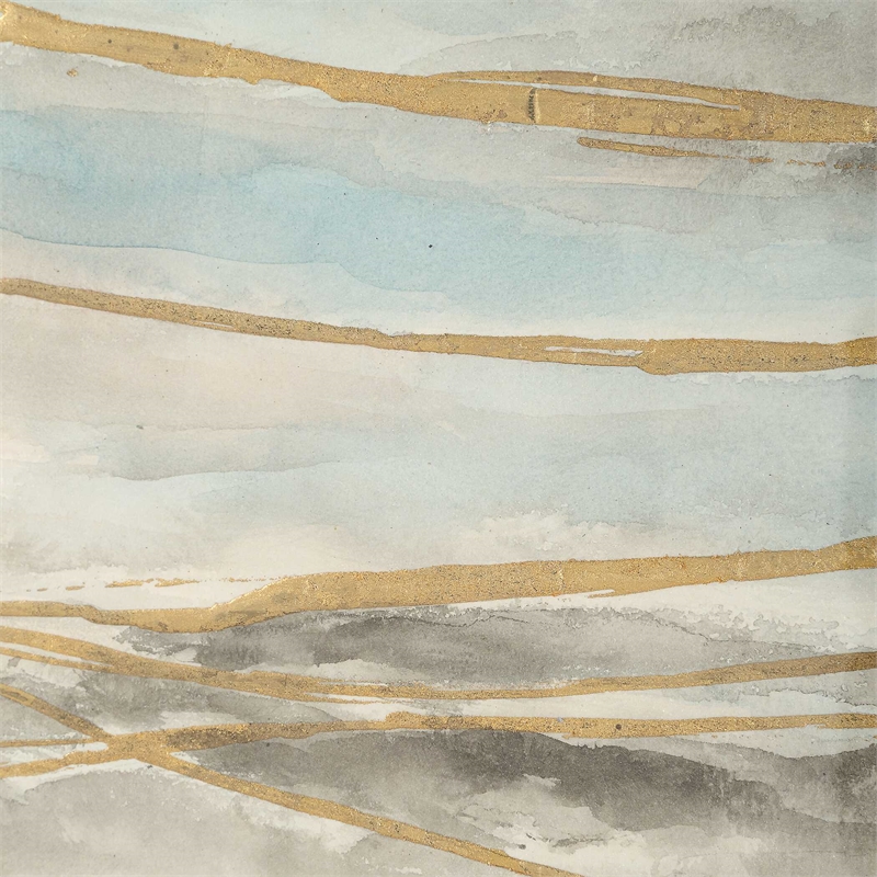 Pemberly Row Abstract Landscape Prints in Multi-Color (Set of 2)