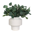 Pemberly Row Sculptural Decorative Accent Piece and Vase in White