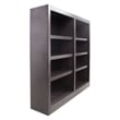 Pemberly Row 8 Shelf Double Wide Wood Bookcase 48