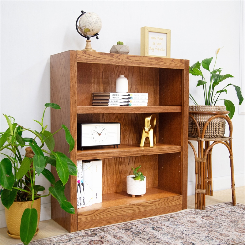 Pemberly Row 3 Shelf Wood Bookcase with 70 lb. Capacity 30