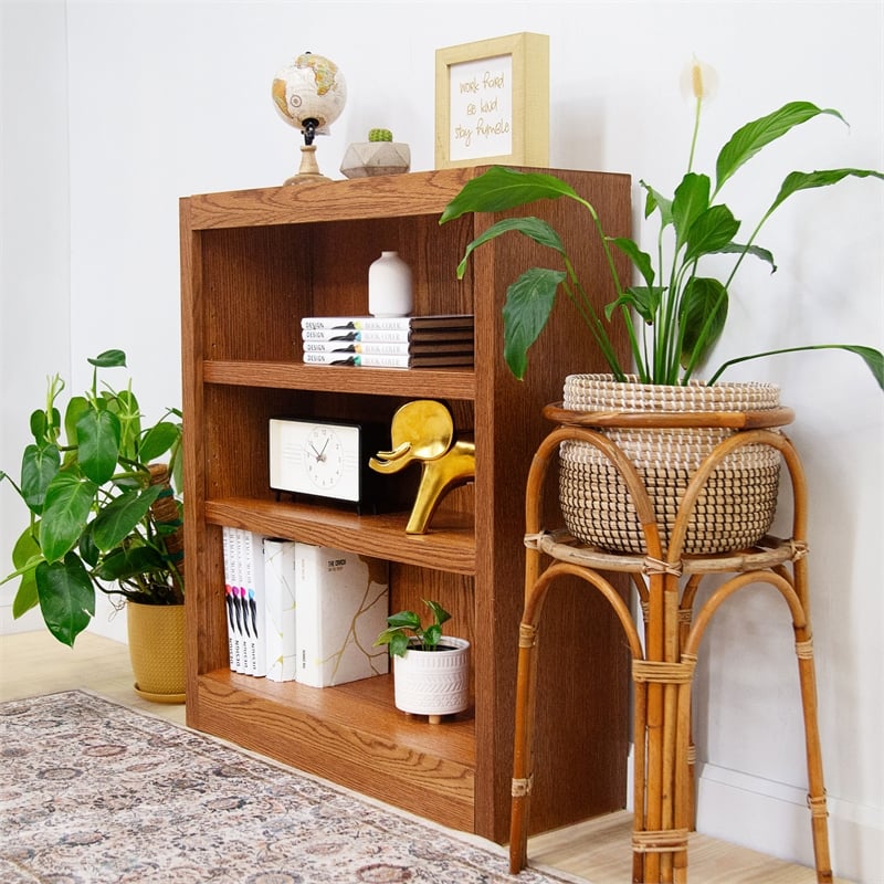 Pemberly Row 3 Shelf Wood Bookcase with 70 lb. Capacity 30