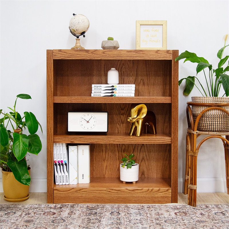 Pemberly Row 3 Shelf Wood Bookcase with 70 lb. Capacity 30
