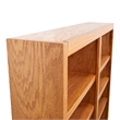 Pemberly Row 8 Shelf Double Wide Wood Bookcase 48