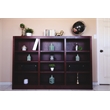 Pemberly Row 12 Shelf Double Wide Wood Bookcase 72