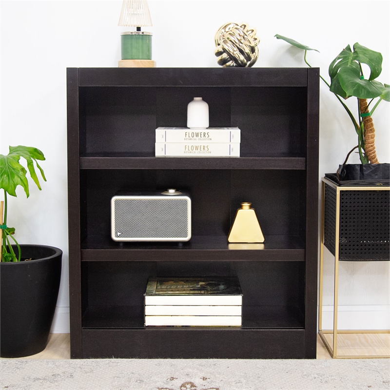 Pemberly Row 3 Shelf Wood Bookcase 70 lb. Capacity 30