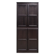 Pemberly Row 5 Shelf Storage Cabinet with Doors 30