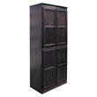 Pemberly Row 5 Shelf Storage Cabinet with Doors 30