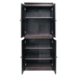 Pemberly Row 5 Shelf Storage Cabinet with Doors 30