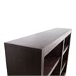 Pemberly Row 6 Shelf Double Wide Wood Bookcase 48