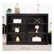 Pemberly Row 6 Shelf Double Wide Wood Bookcase 48
