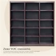 Pemberly Row 15 Shelf Triple Wide Wood Bookcase 72