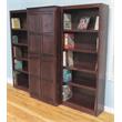 Pemberly Row 15 Shelf Bookcase Wall with Doors 91