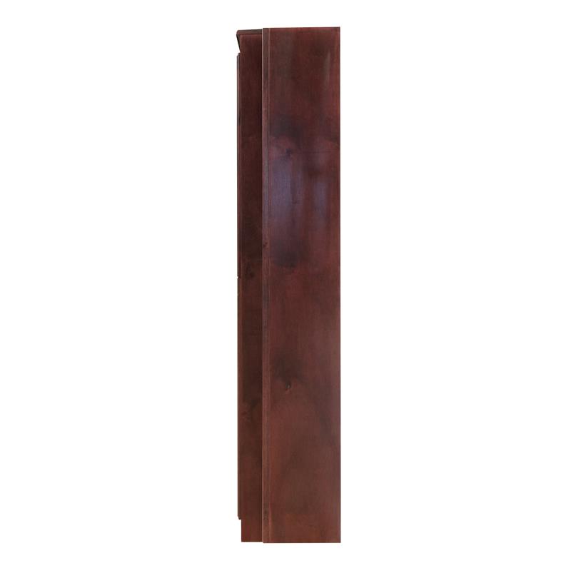 Pemberly Row 15 Shelf Bookcase Wall with Doors 91