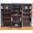 Pemberly Row 15 Shelf Bookcase Wall with Doors 91