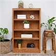 Pemberly Row 4 Shelf Single Wide Wood Bookcase 30