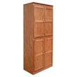 Pemberly Row 5 Shelf Storage Cabinet with Doors 30