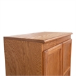 Pemberly Row 5 Shelf Storage Cabinet with Doors 30