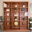 Pemberly Row 18 Shelf Triple Wide Wood Bookcase 72