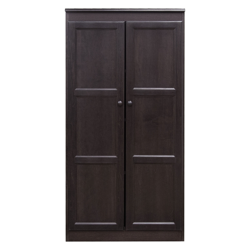 Pemberly Row 4 Shelf Storage Cabinet with Doors 30