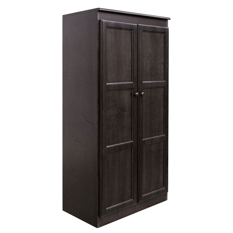 Pemberly Row 4 Shelf Storage Cabinet with Doors 30