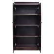 Pemberly Row 4 Shelf Storage Cabinet with Doors 30