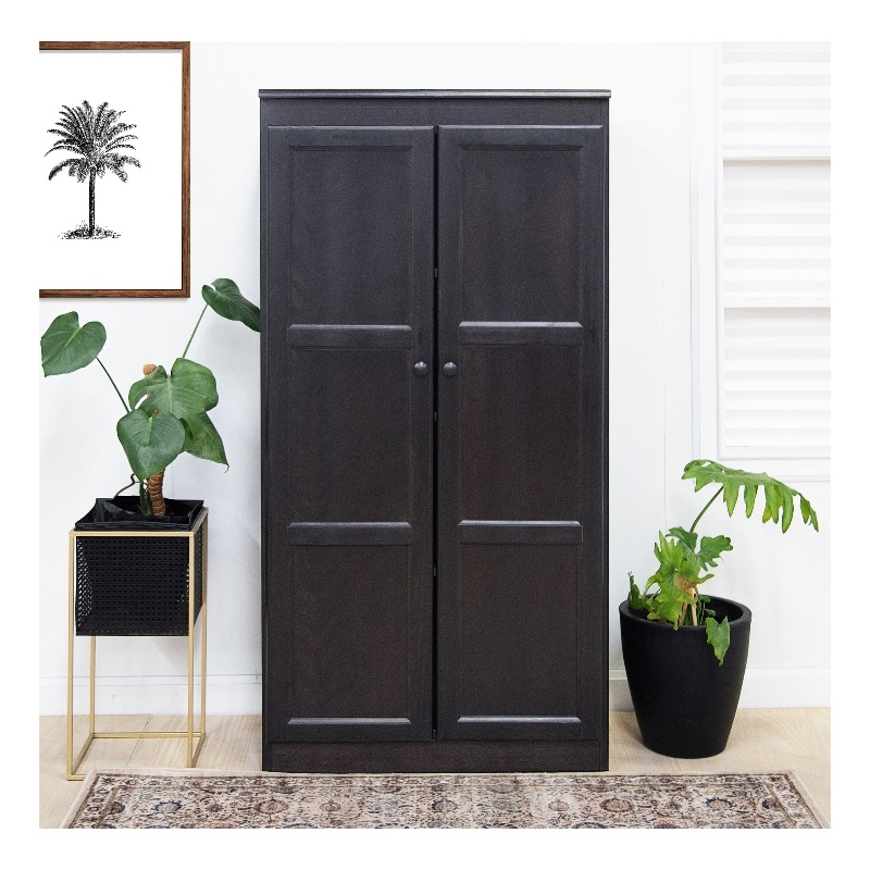 Pemberly Row 4 Shelf Storage Cabinet with Doors 30