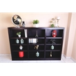 Pemberly Row 12 Shelf Double Wide Wood Bookcase 72
