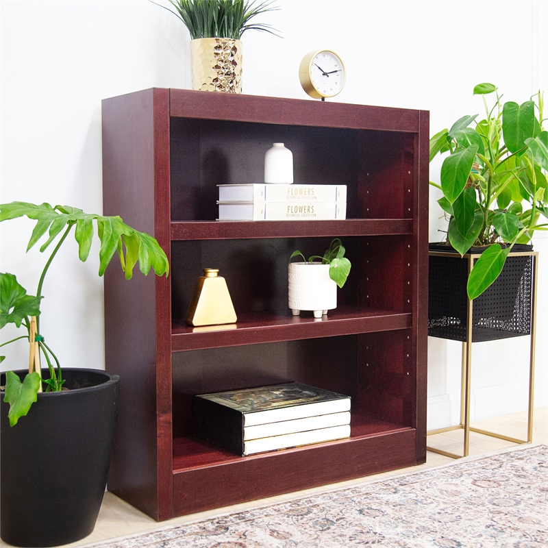 Pemberly Row 3 Shelf Wood Bookcase with 70 lb. Capacity 30