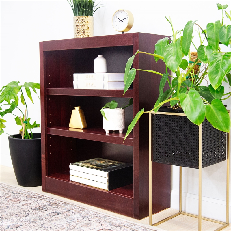 Pemberly Row 3 Shelf Wood Bookcase with 70 lb. Capacity 30