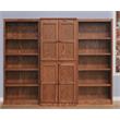 Pemberly Row 15 Shelf Bookcase Wall with Doors 91